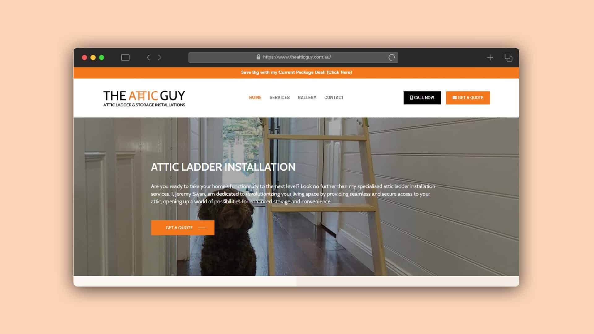 The Attic Guy Website - AF Designs Wollongong